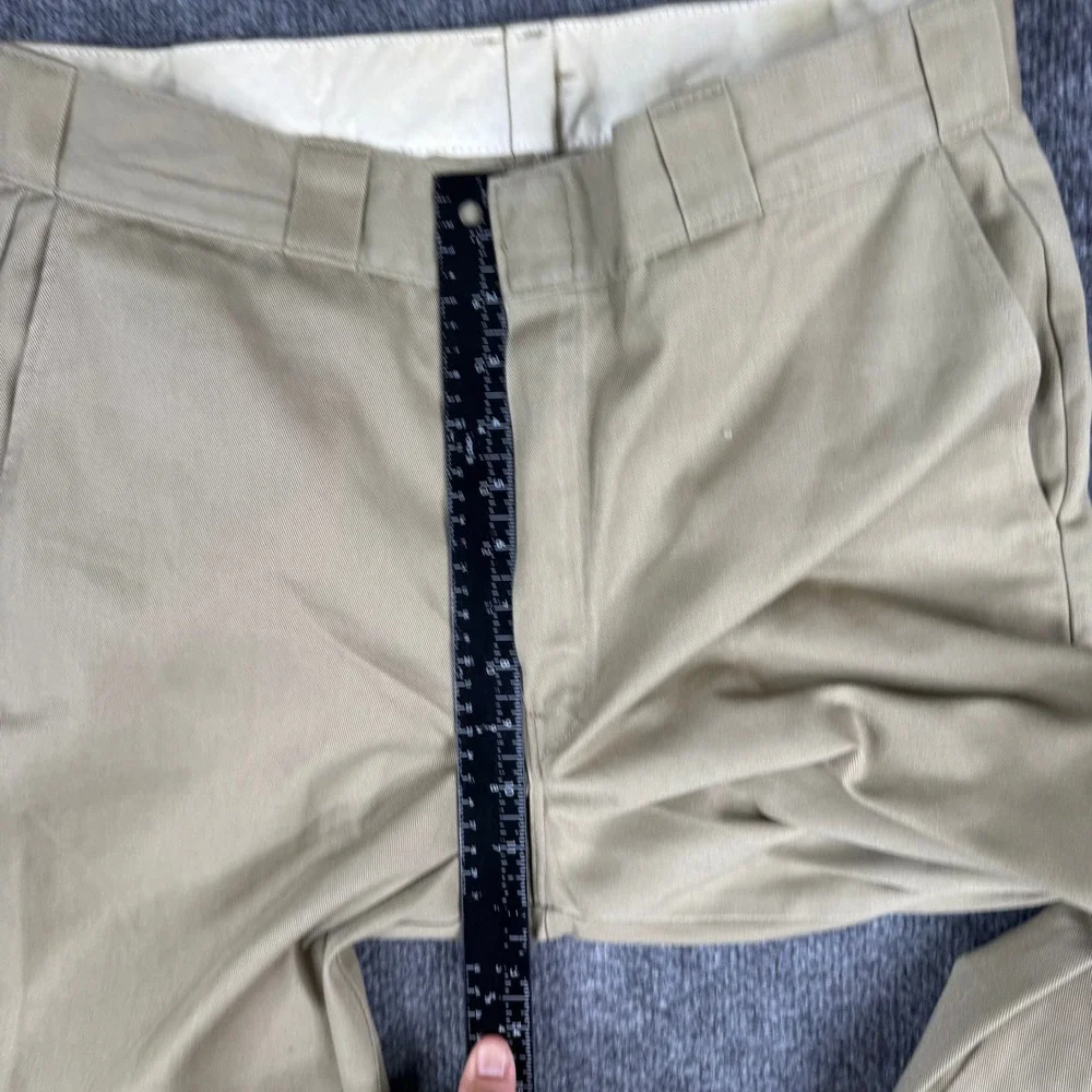 Dickies Pants Mens 33x30 Khaki 874 Straight Leg Workwear Twill USA Made